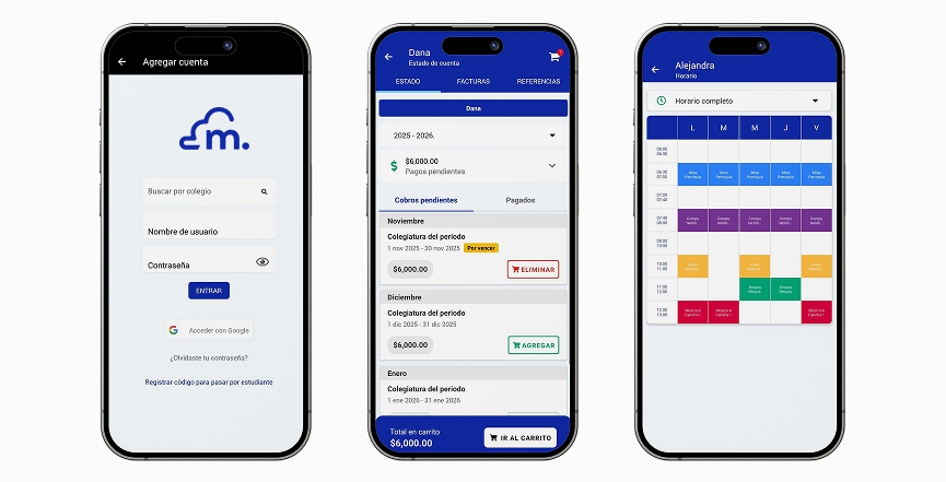 Mock up de app