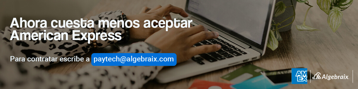 Nueva tarifa con AMEX en Algebraix